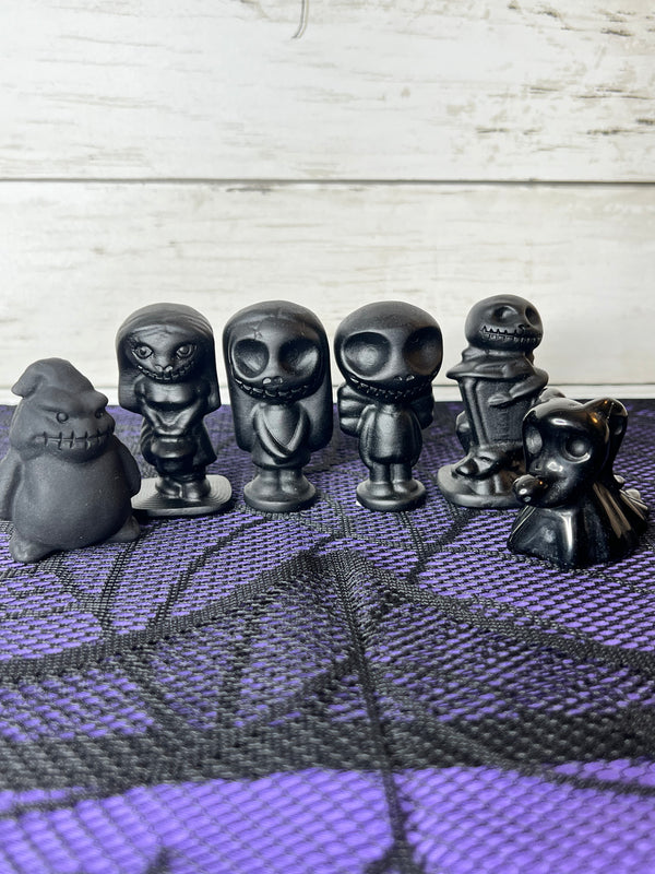 Black Obsidian Nightmare Before Christmas Carving
